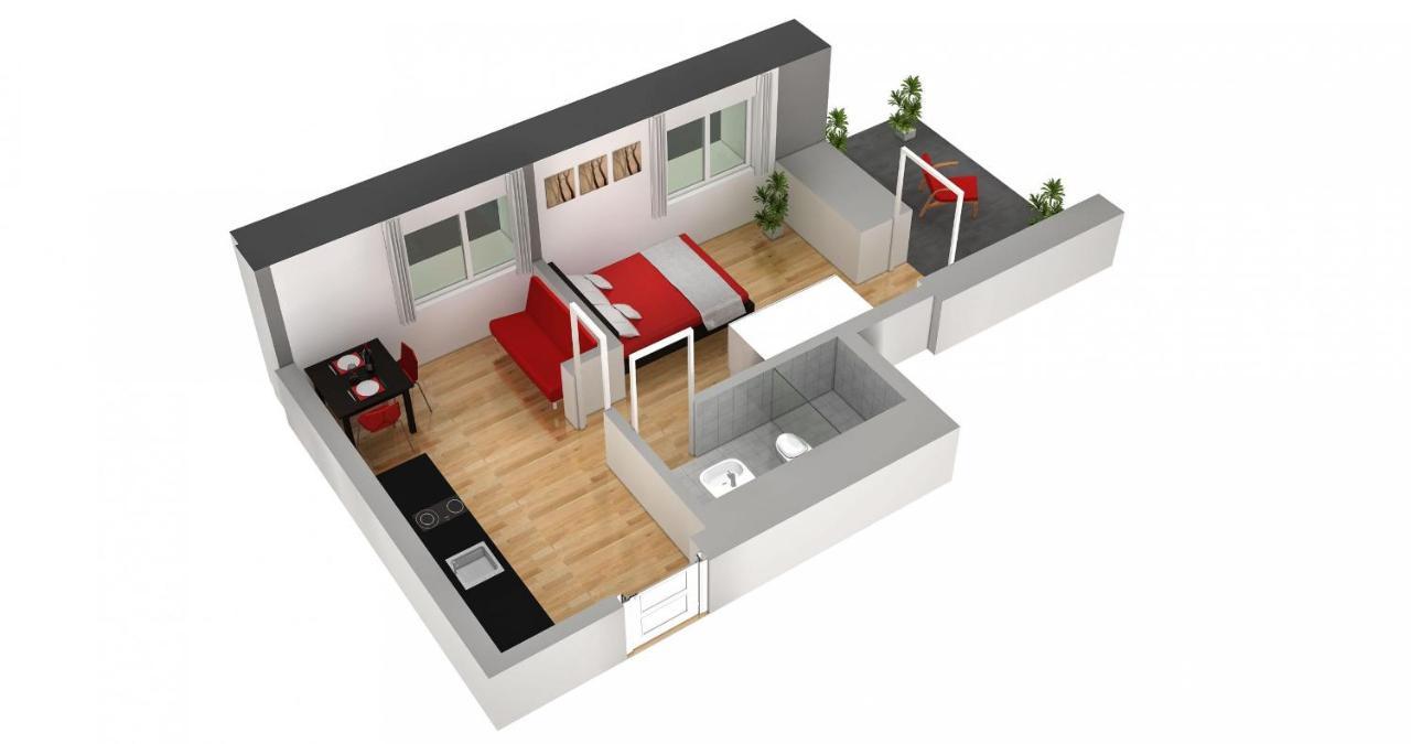 Hitrental Altstetten Apartments チューリッヒ エクステリア 写真